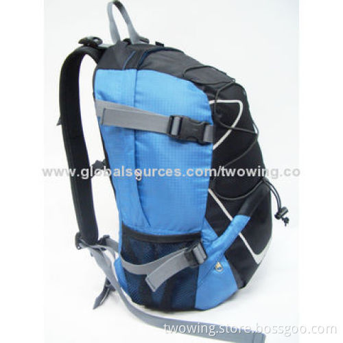 Hiking Backpack with Functional Hip Belt and Embossed Back System & 420D Nylon Fabric